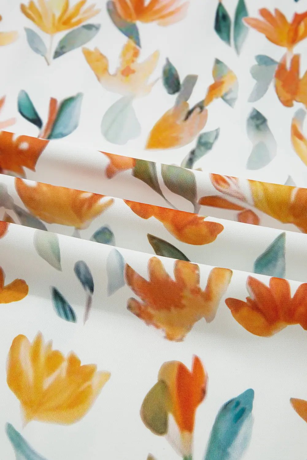 Yellow Floral Print Tie Neck Frilled Long Sleeve Mini Dress Dear-Lover Dropshipping